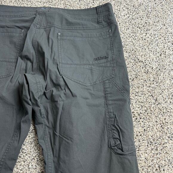 Vtg Kuhl Revolvr Pants Gotham Grey Patina Dye Men's Size 38x30 Actual 38x27 - Picture 6 of 9